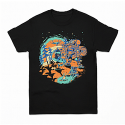 Cosmic Campfire TTPM1304 Outer Wilds T-Shirts