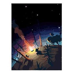 Campfire Art Graphic TTPM1304 Outer Wilds Posters