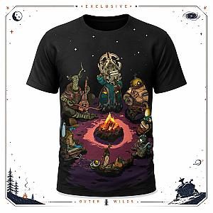 [Exclusive] Campfire Scene DXD0905dms Outer Wilds T-Shirts