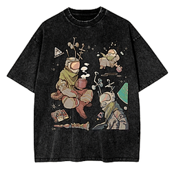 I Would Love To Be Friend DTNK1106 Washed Outer Wilds T-Shirts