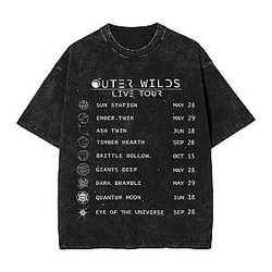 Live Tour Vintage PTTT2806 Washed  Outer Wilds T-Shirts