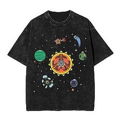 Hearthian Vintage PTTT2803 Washed  Outer Wilds T-Shirts