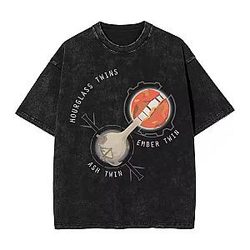 Hourglass Twins PTTT2806 Washed  Outer Wilds T-Shirts