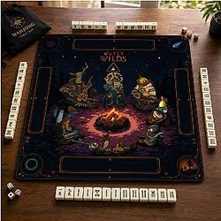 [Hot] Campfire Scene Outer Wilds Mahjong Mat