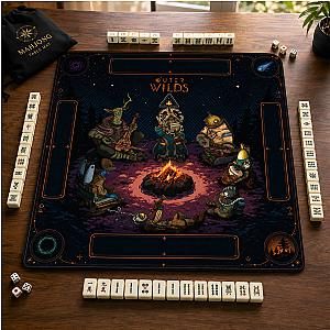 [Hot] Campfire Scene Outer Wilds Mahjong Mat