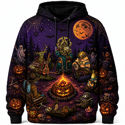 [Exclusive] Campfire Scene Outer Wilds Hoodies