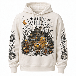 Echoes of Space Outer Wilds Hoodies Outer Wilds x Halloween