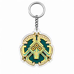 Nomai Mask  Outer Wilds Keychains