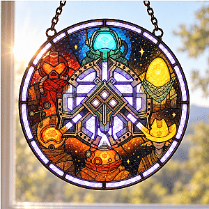 Galaxy Outer Wilds Suncatcher NTT1809 Outer Wilds Suncatcher