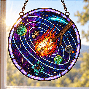 Galaxy Outer Wilds Suncatcher NTT1809 Outer Wilds Suncatcher