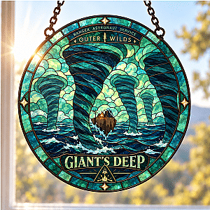 Giant's Deep Outer Wilds Suncatcher NTT1809 Outer Wilds Suncatcher