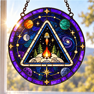 Logo Outer Wilds Suncatcher NTT1809 Outer Wilds Suncatcher