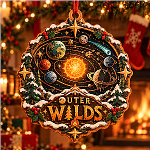 Solar System Map & Sun Christmas LA1310 Outer Wilds Accessories