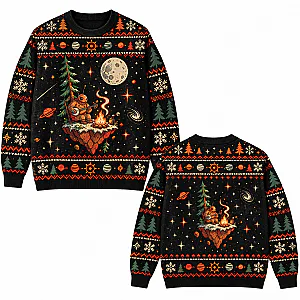 Outer Wilds Ventures Ugly Christmas Sweater NTT2710 Outer Wilds Ugly Christmas Sweater