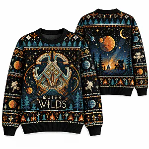 Outer Wilds Ugly Sweater for Christmas Holiday NTT2810 Outer Wilds Ugly Christmas Sweater