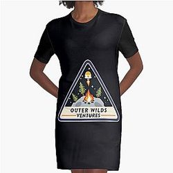 Outer Wilds Ventures 	  	 Graphic T-Shirt Dress