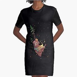 Outer Wilds Game Lightweight Sweatshirt Graphic T-Shirt Dress