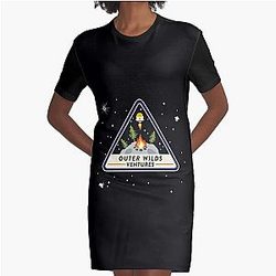 Outer Wilds Ventures Patch Essential . Graphic T-Shirt Dress
