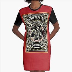 outer wilds Space  Graphic T-Shirt Dress