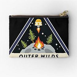 Outer Wilds Ventures Logo Zipper Pouch