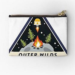 Outer Wilds Ventures Logo Zipper Pouch