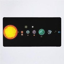 Outer Wilds Ship Log Map Desk Mat