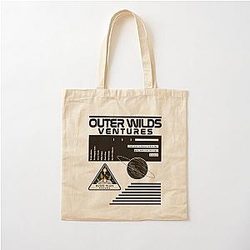 NASA-Inspired Outer Wilds Ventures Cotton Tote Bag