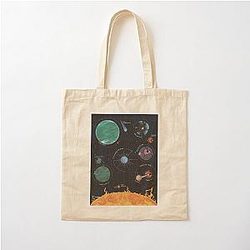 Outer Wilds Solar System Print Cotton Tote Bag