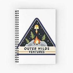 Outer Wilds Ventures Logo Spiral Notebook