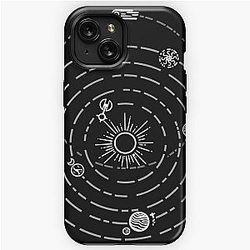 Outer Wilds Solar System Art Print (No Stars) iPhone Tough Case