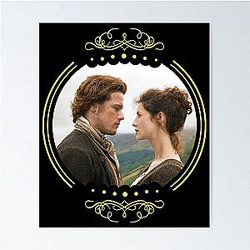 Jamie and Claire - Outlander Poster