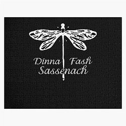Dinna outlander art film for fans Jigsaw Puzzle