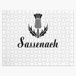 sassenach outlander art film for fans Jigsaw Puzzle