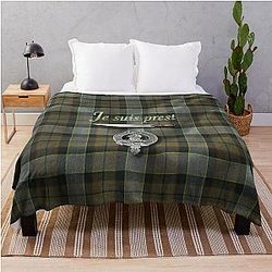 Je suis prest, Outlander Throw Blanket