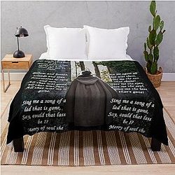 Skye Boat Song Outlander Throw Blanket