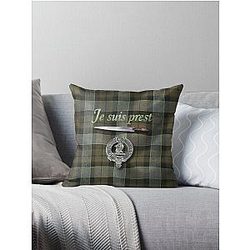 Je suis prest, Outlander Throw Pillow