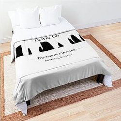 Outlander T-Shirt Craigh Na Dun Travel Co Comforter