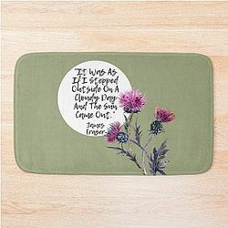 Outlander Quote - And the Sun Came Out Bath Mat
