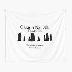 Outlander T-Shirt Craigh Na Dun Travel Co Tapestry