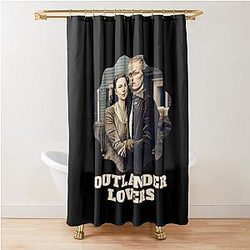 Outlander lovers community Shower Curtain