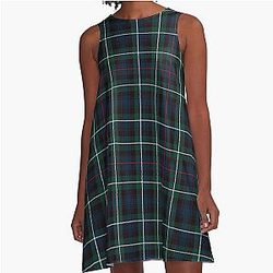 tartan Mackenzie outlander A-Line Dress