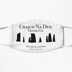 Outlander T-Shirt Craigh Na Dun Travel Co Flat Mask