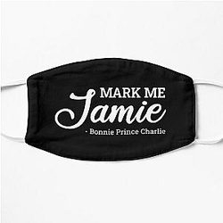 Outlander Series - Mark Me Jamie (White) Flat Mask