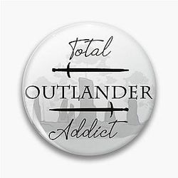 Total Outlander Addict Pin