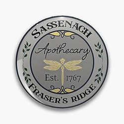 Sassenach Outlander Book Series Pin