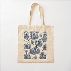 Outlander Toile de Jouy Cotton Tote Bag