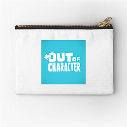 Out Of Character Collection for fans Out Of Character Zipper Pouches