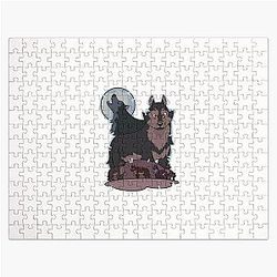 hunters wolf shirt from the owl house  Jigsaw Puzzle RB1107