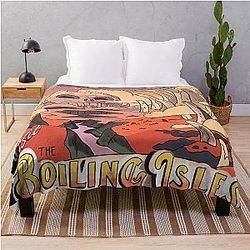 Visite as Ilhas Fervendo - The Owl House Mock Travel Poster lançar cobertor RB1107
