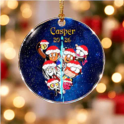 Owl House Christmas Acrylic Ornament NTT0610 Owl House Decoration